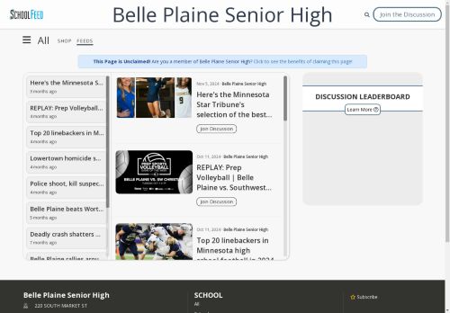 Belle Plaine Senior High