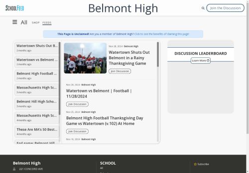 Belmont High