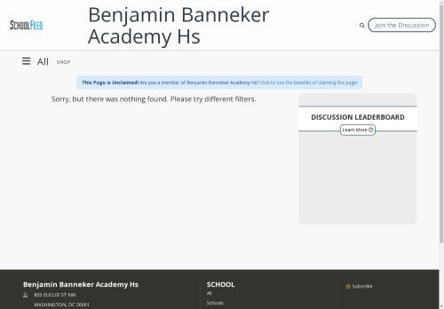 Benjamin Banneker Academy Hs