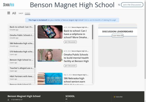Benson Magnet High School