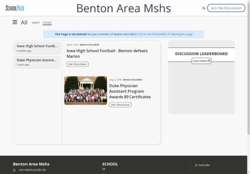 Benton Area Mshs