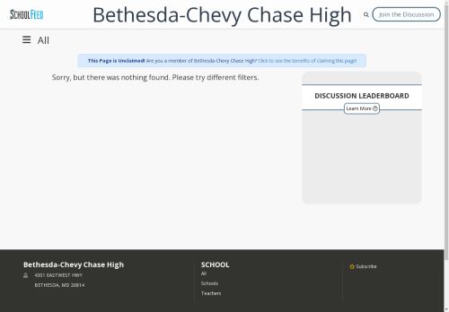 Bethesda-Chevy Chase High