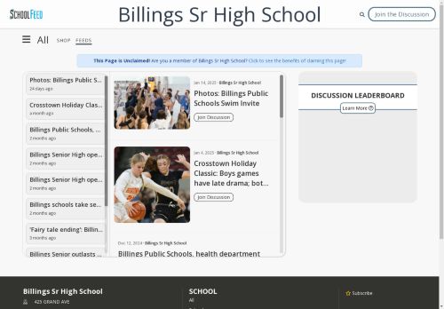 Billings Sr High School