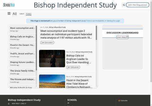 Bishop Independent Study