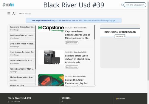 Black River Usd #39