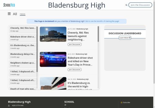 Bladensburg High