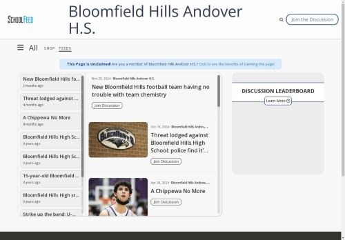 Bloomfield Hills Andover H.S.