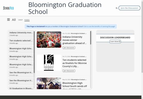 Bloomington Graduation School