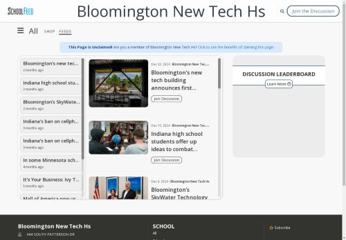 Bloomington New Tech Hs
