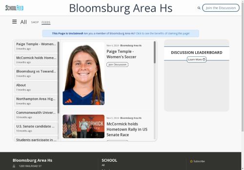 Bloomsburg Area Hs