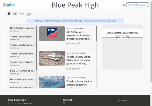 Blue Peak High