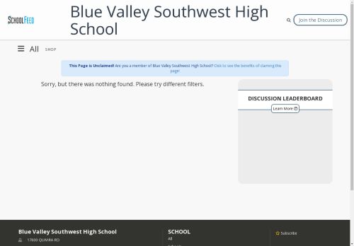 Blue Valley Southwest High School