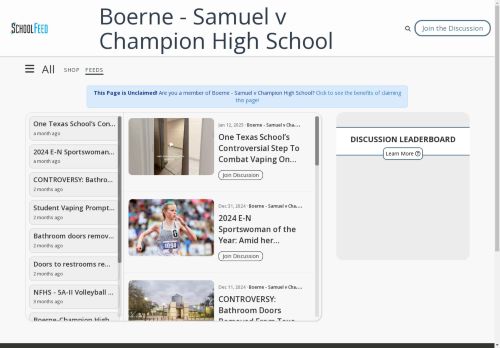 Boerne - Samuel v Champion High School