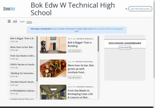 Bok Edw W Technical High School