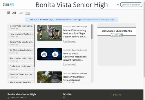 Bonita Vista Senior High