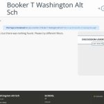 Booker T Washington Alt Sch