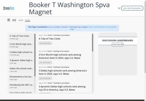 Booker T Washington Spva Magnet
