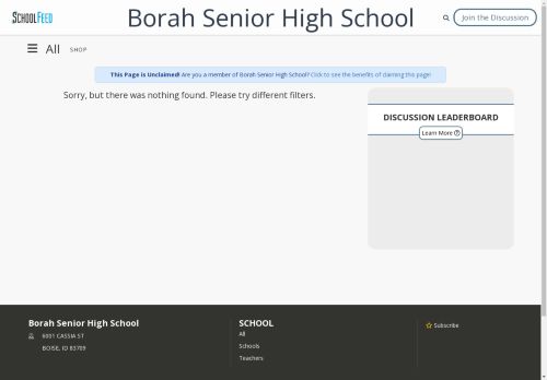 Borah Senior High School