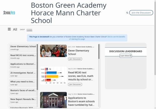 Boston Green Academy Horace Mann Charter School