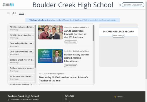 Boulder Creek High School