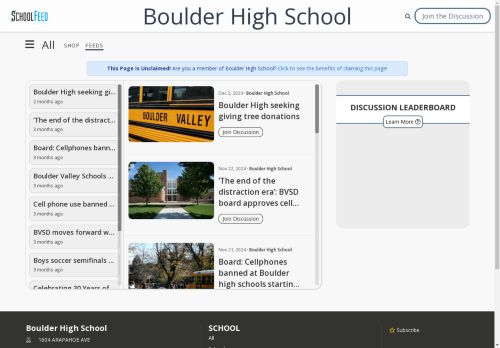 Boulder High School
