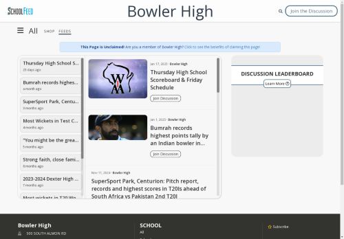 Bowler High