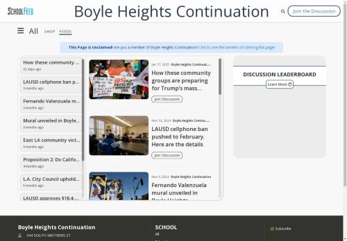 Boyle Heights Continuation