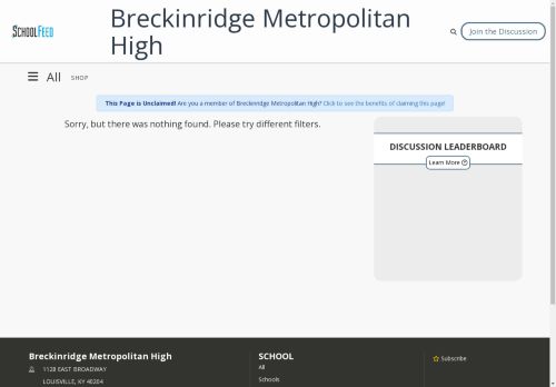 Breckinridge Metropolitan High