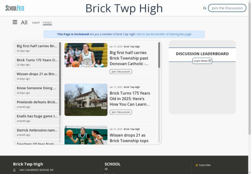 Brick Twp High