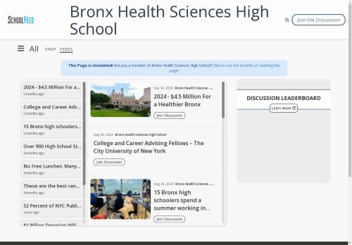 Bronx Health Sciences High School