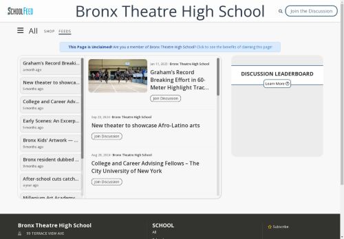 Bronx Theatre High School