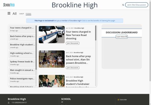 Brookline High