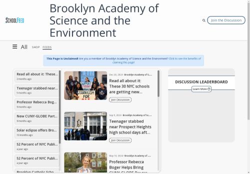 Brooklyn Academy of Science and the Environment