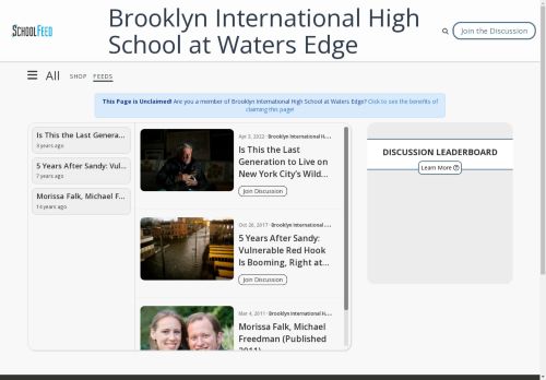 Brooklyn International High School at Waters Edge