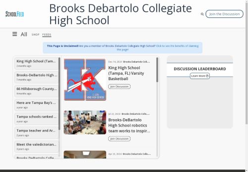 Brooks Debartolo Collegiate High School