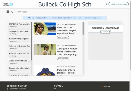 Bullock Co High Sch