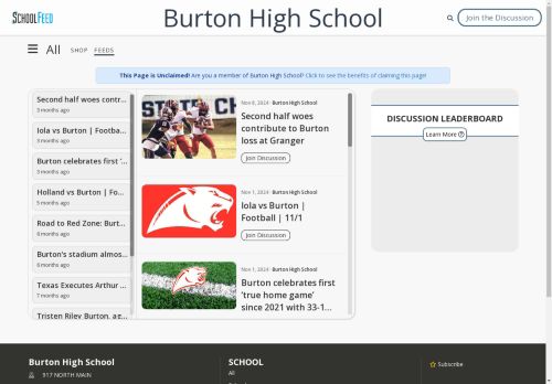 Burton High School