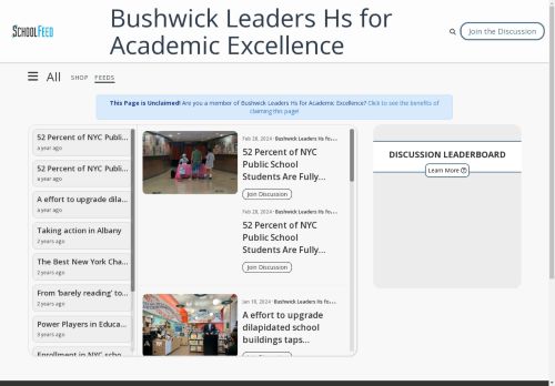 Bushwick Leaders Hs for Academic Excellence