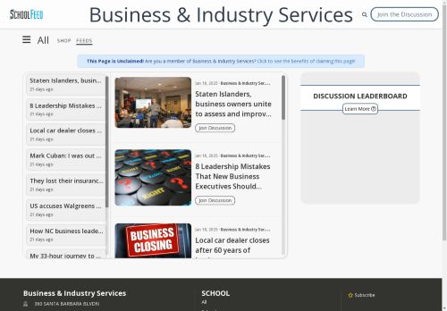 Business & Industry Services