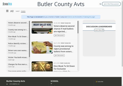 Butler County Avts