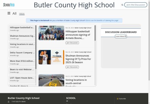 Butler County High School