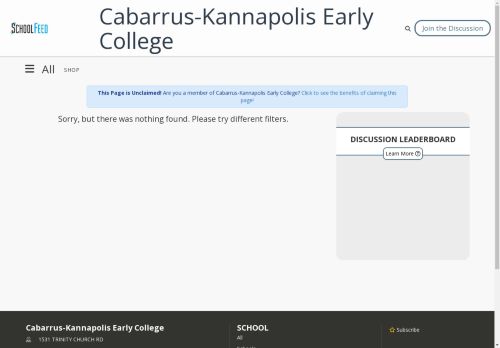 Cabarrus-Kannapolis Early College