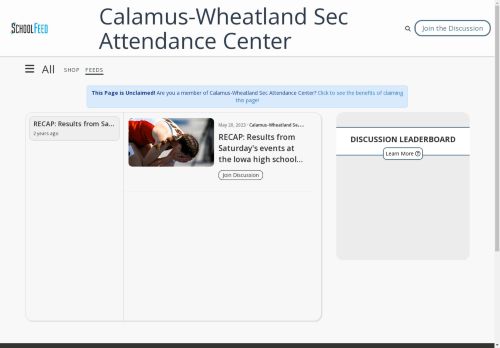 Calamus-Wheatland Sec Attendance Center
