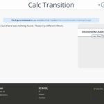 Calc Transition