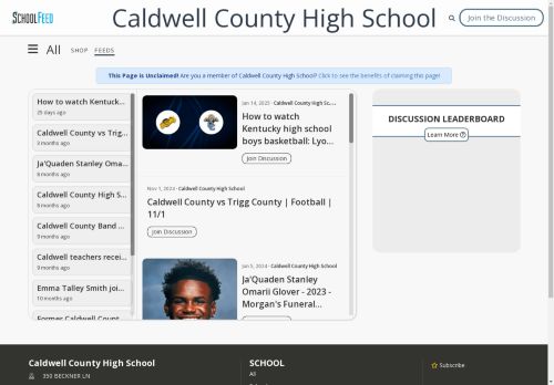 Caldwell County High School
