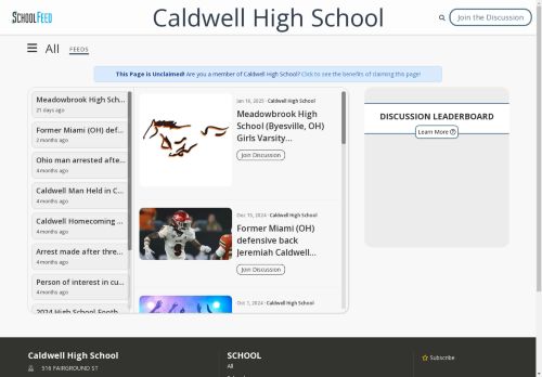 Caldwell High School