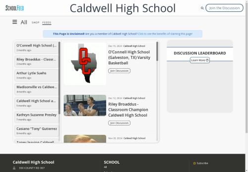 Caldwell High School