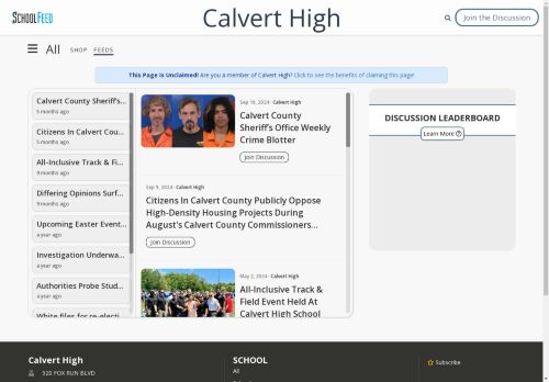 Calvert High
