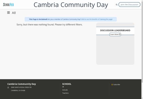 Cambria Community Day