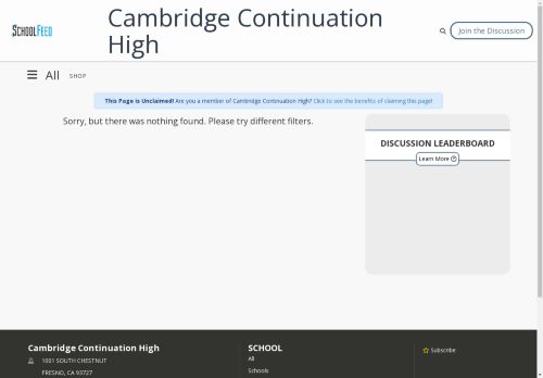 Cambridge Continuation High